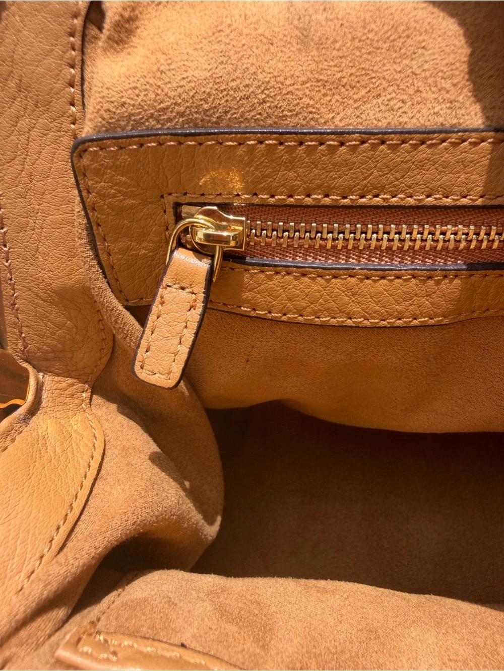MCM Logo Mini Boston 2Way Shoulder Bag Studs Cognac Brown Auth